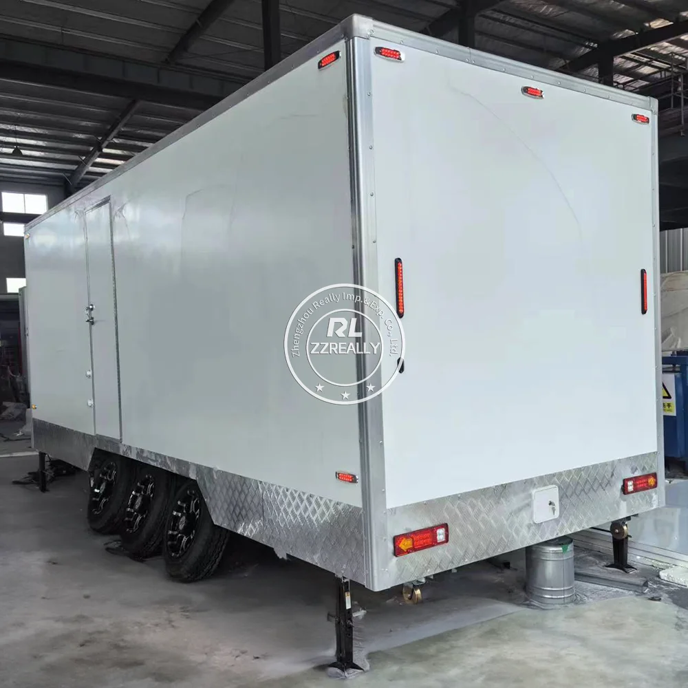 Remolque de baño móvil personalizado para WC callejero con ducha, baño de lujo, remolque de inodoro portátil