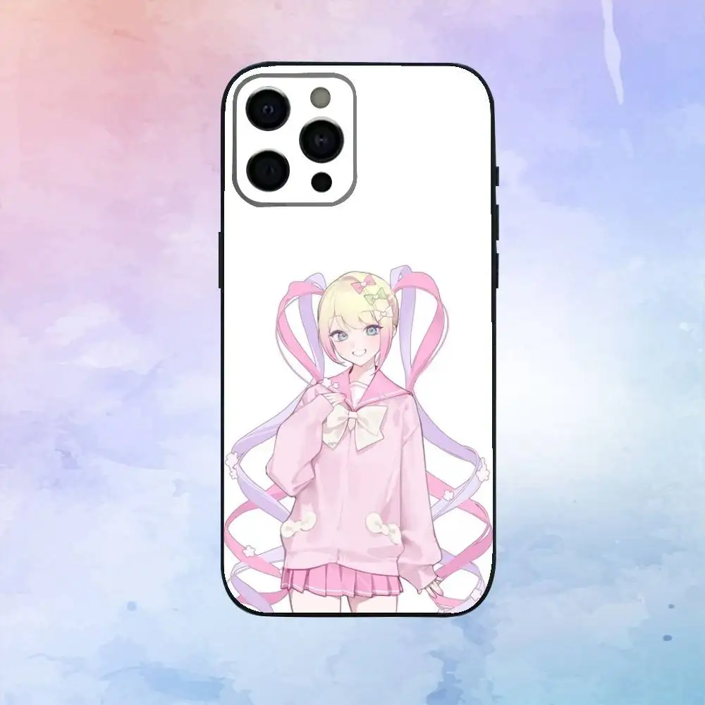 N-needy S-streamer O-overload Capa de telefone para iPhone17,16,15,14,13,12,11 Plus,Pro Max Soft Black Cover