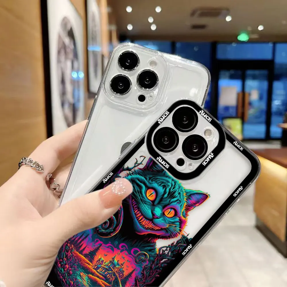 

Cheshire Cat Alice in Wonderland Phone Case For OPPO RENO 13 13F 12 12F 11 11F 10 8 8Z 8T 7 7Z 6 6Z 5 5F 2Z FIND X3 Clear Case