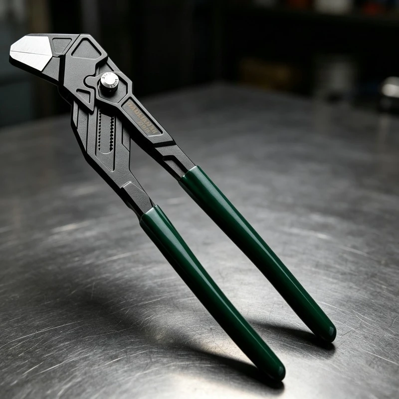 Multifunctional Water Pump Pliers Quick Adjust Large Opening Universal Pipe Pliers Adjustable Wrench Plumbing Repair Hand Tool