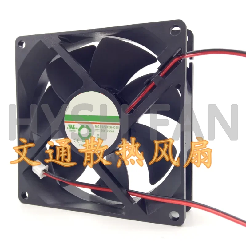 New MGA9224XR-O25 24V 0.22A 9CM/ Cm 9225 Cooling Fan-025