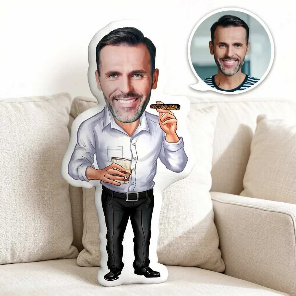 Custom Face Cushion Personalized Face Cushion Successful People Sofa Seat Cushion Gifts for Him