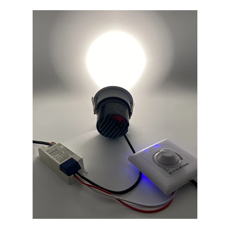 0-10V Dimmable LED Driver 240Ma300Ma Lighting Transformer 10W Power Supply Ceiling Spotlights Tube Lights LED Driver 10W-A23U