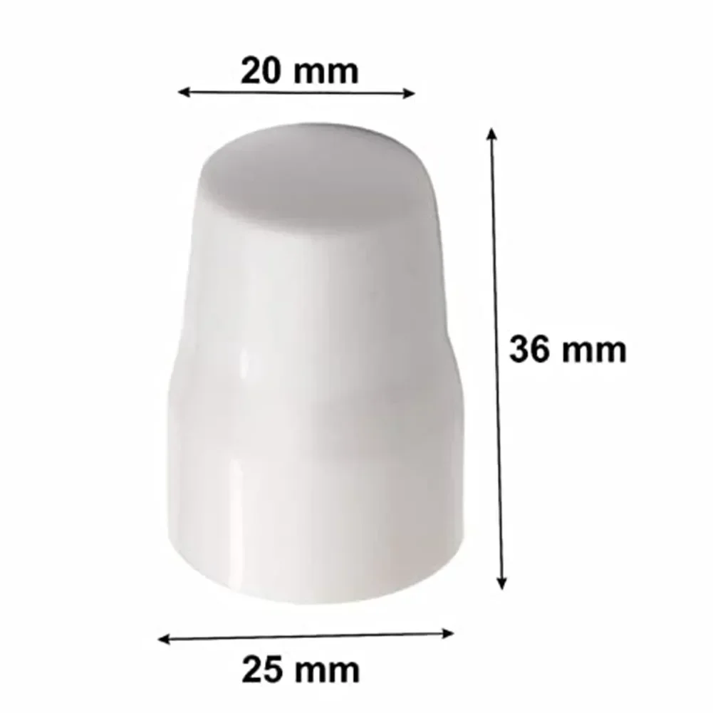 4/10pc Radiator Valve Cap Push-Fit ABS Plastic Replacement Valve Cover White Radiator Cap  Home Improvement Parts