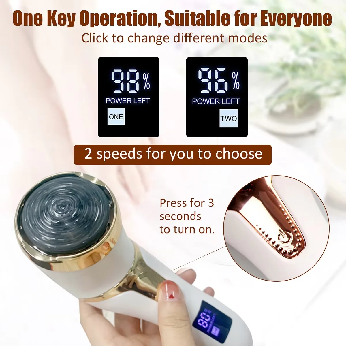 Pedicure Machine Callus Remover Pedicure Tools Professional Foot Dead Skin Remover Foot Grinder Electric Foot Grinder Elec image 4