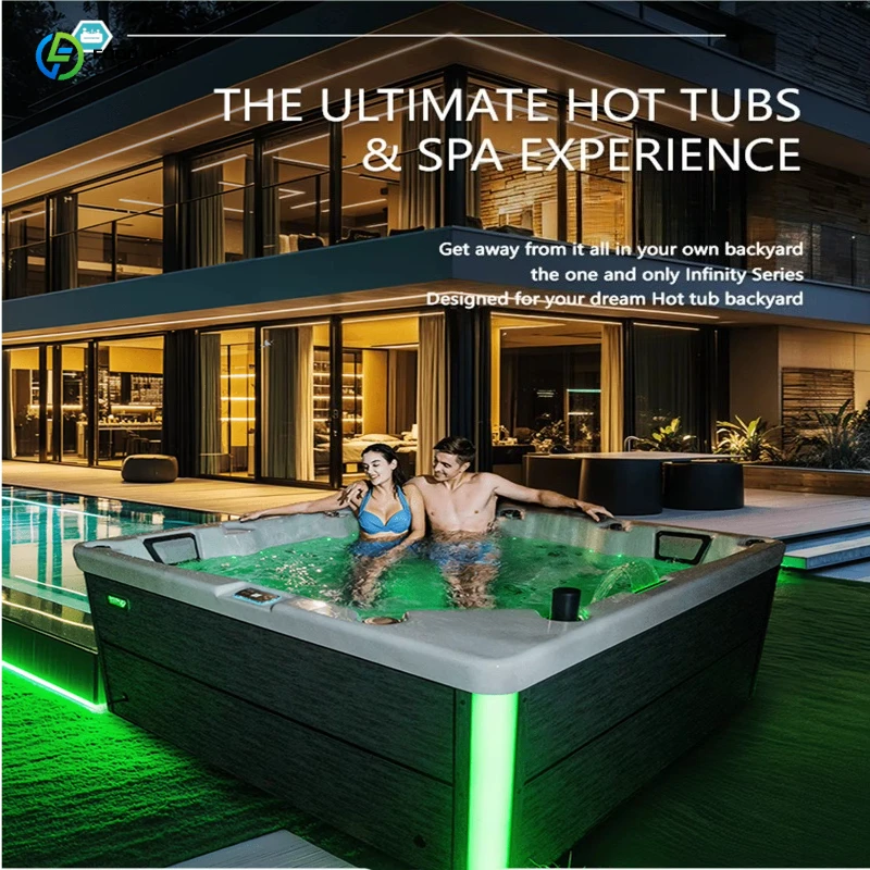 Outdoor Power For Hot Tub - Outdoor Hot Tub Acrylic Massage Heated