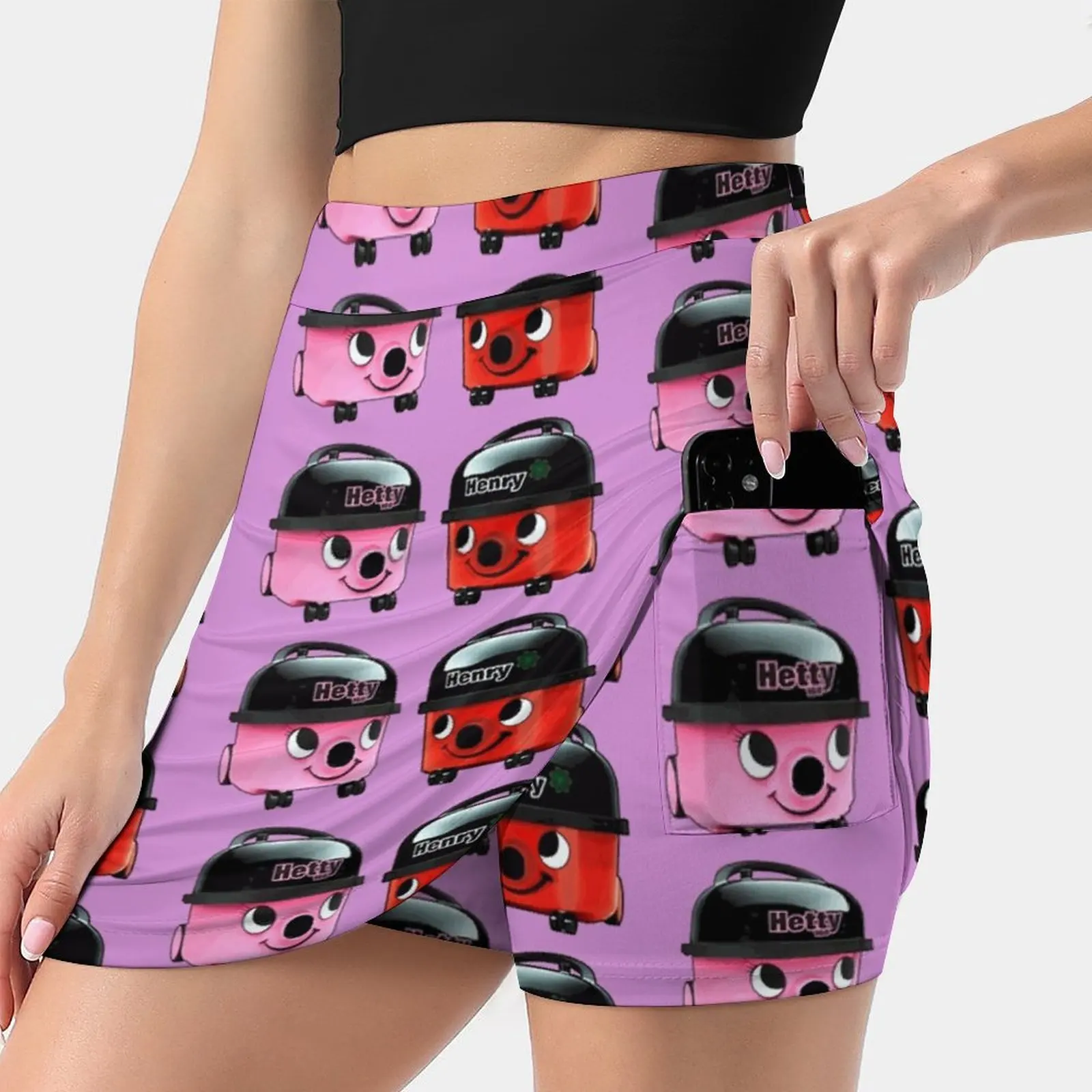 Henry And Hetty Hoover Women's skirt Mini Skirts A Line Skirt With Hide Pocket Henry Hoover Hetty Hoover Hoovers Hetty Henry