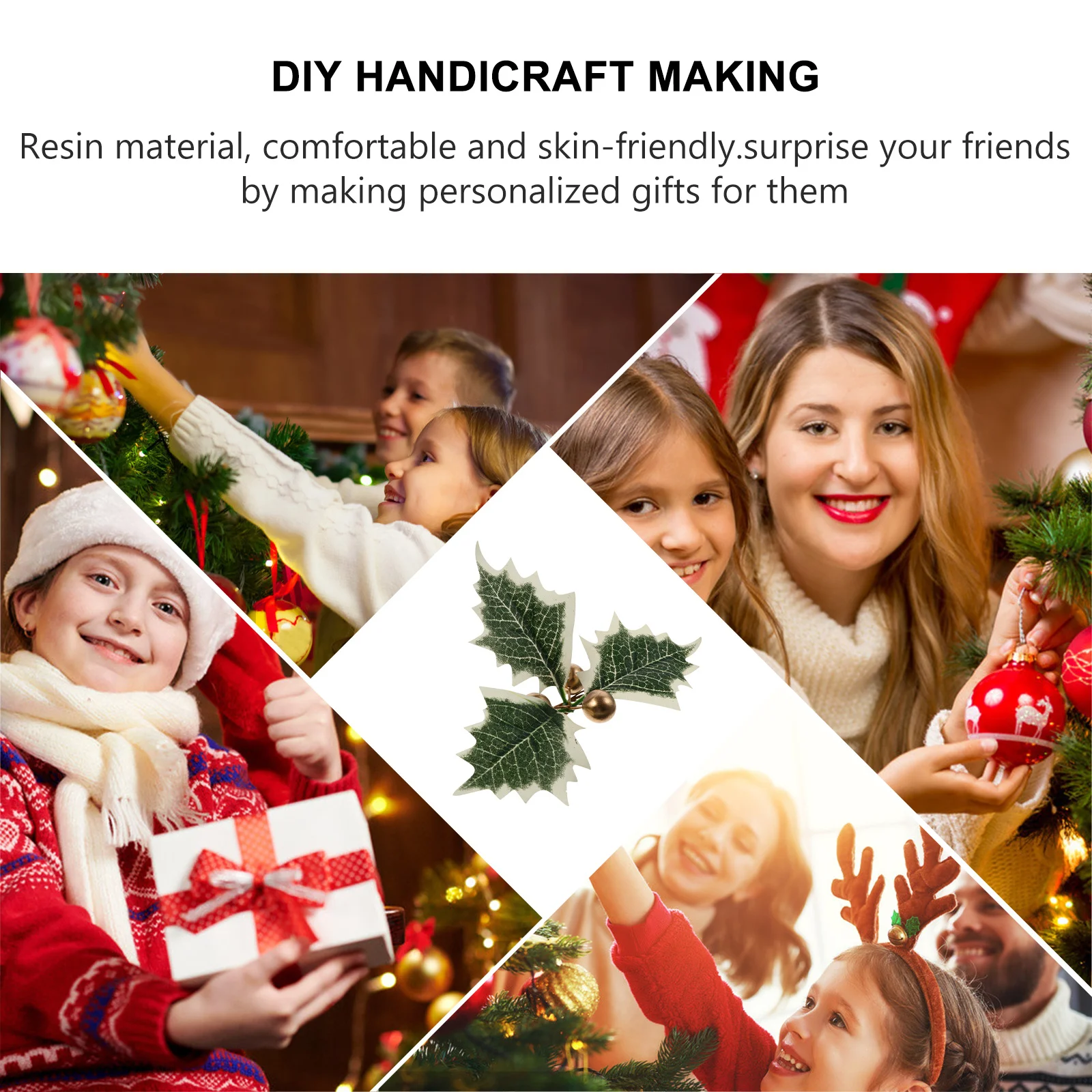 

20Pcs Christmas Simulation Leaf Fruit Artificial Plant Gold Fruit Green Leaf Decoration Party Decor Home Plant Decoration