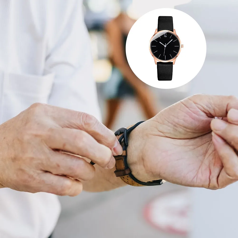 

Fashion Pu Women Quartz Watch Comfortable Casual Durable Long-Lasting Gift For Female Friends Birthday New Year