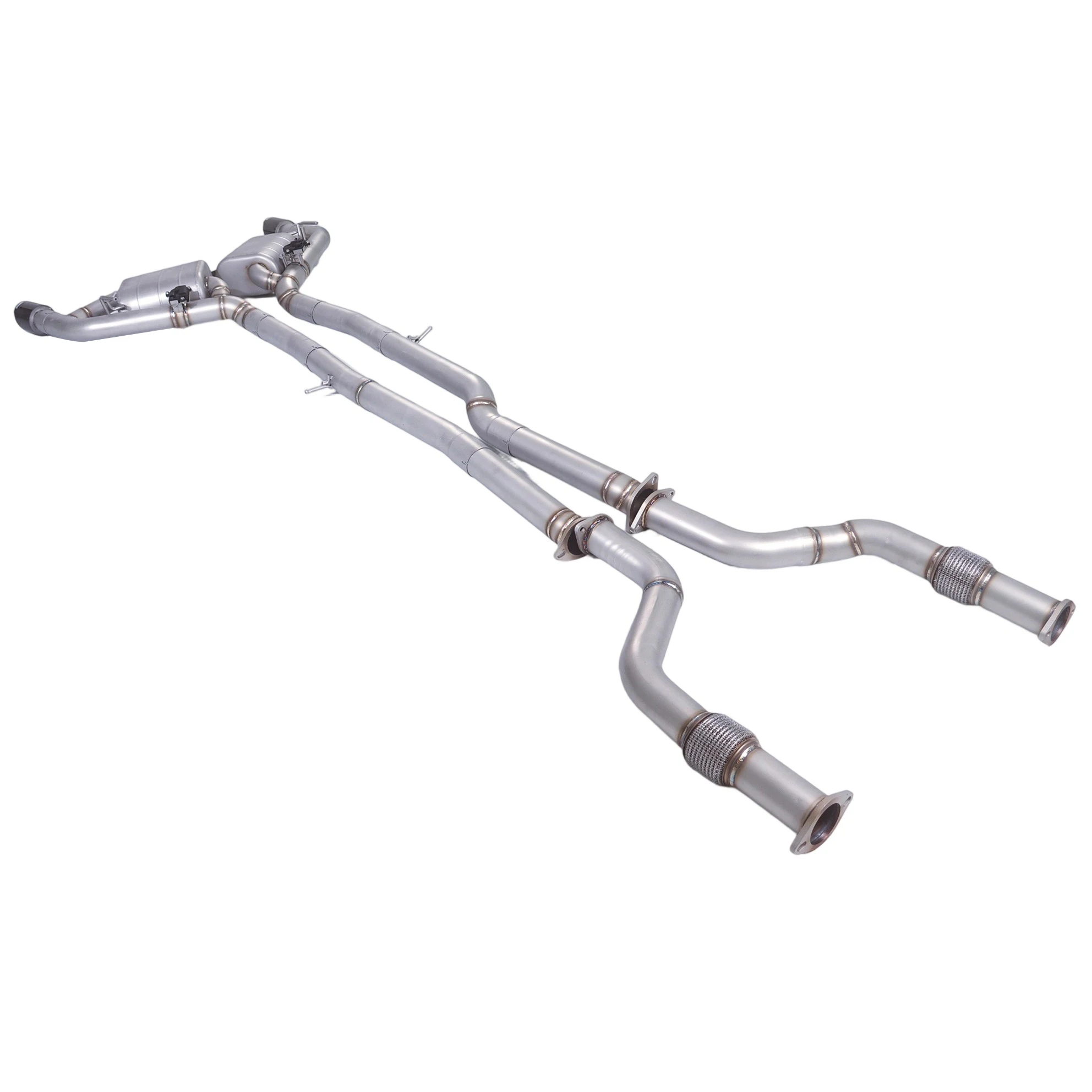 GFC Catback Exhaust Muffler for Infiniti Q50 Q60 3.0T 3.7L Car Electric Valve Exhaust System Constructed with SUS304 Pipe