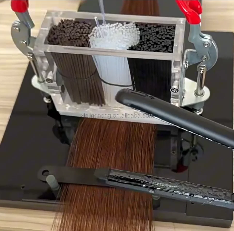 Tip Hair Extensions Tool, Mini Keratin Bonding Kit, Fast Fusion Machine for Human Hair, Professional Salon Equipment Set