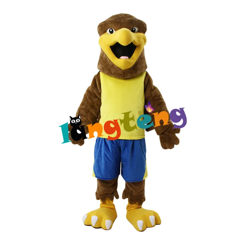 1315 Best Selling Cute Brown Eagle Mascots Costume Cosplay Christmas Apparel For Adults