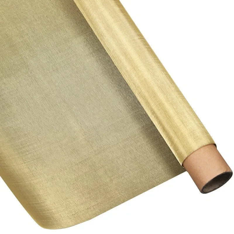 SAIDKOCC 1 square meter Brass Woven Wire Mesh Shielding Fabric Copper Wire Paint Filter Screen Non-magnetic Signal Screen Net