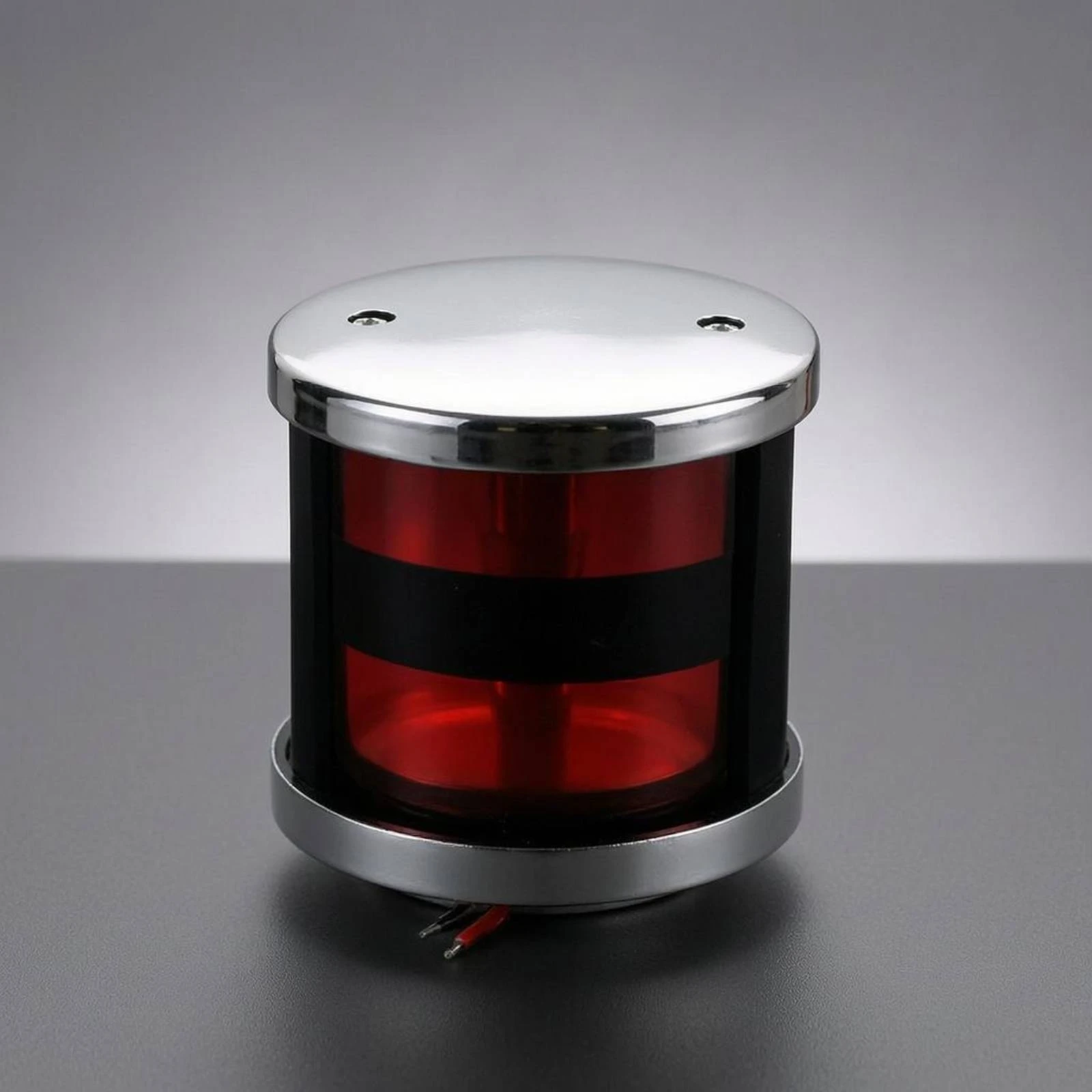 

Port Starboard Light Stainless Steel Marine Navigation Light Polished Silver Cylindrical