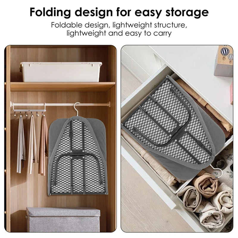 

B84B-Foldable Ironing Board Home Dorm Space Saving Small Ironing Board Portable Tabletop Ironing Board With Hook For Laundry