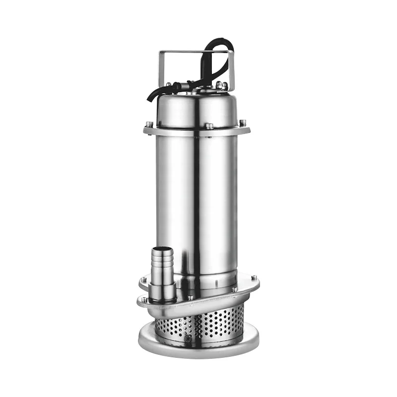 All stainless steel submersible pump corrosion-resistant household 220V large flow high-rise aquaculture irrigation  380V