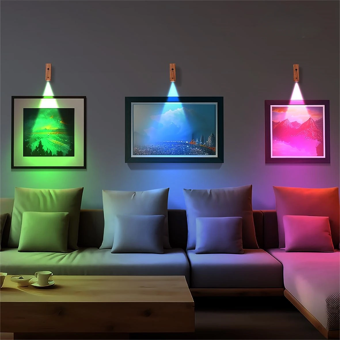 Solid Wood Pir Moti…