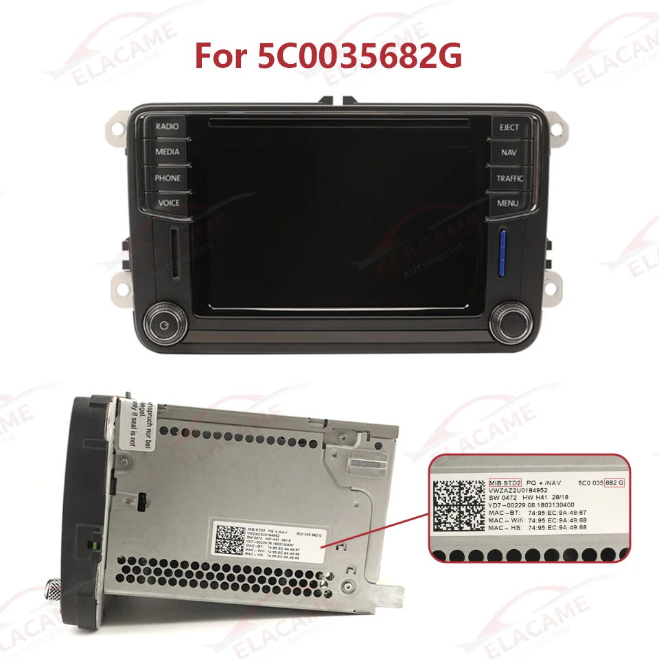 3 قطعة طبقة واحدة 6.5 بوصة 40 دبابيس تعمل باللمس ل TDO-WVGA0633F00045/39/36 VW MIB STD2 200 682 680 سلسلة أجزاء الوسائط المتعددة للسيارة