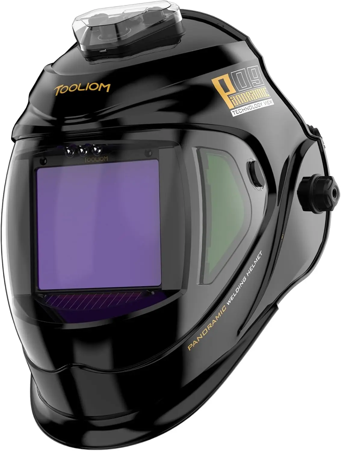 TOOLIOM Auto Darkening Welding Helmet with Light, 1/1/1/1 Large Viewing 4.31