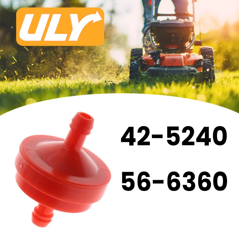 

10 шт. 1/4 "встроенный газовый топливный фильтр для Briggs & Stratton 298090 Toro 42-5240 56-6360 John Deere AM107314, детали газонокосилки