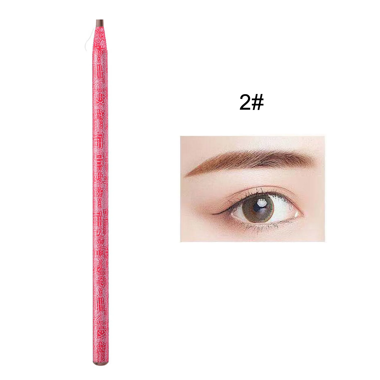 Makeup Eyebrow Definer Pencil Long Lasting Effects Waterproof Cosmetic Tools for Women Girls Students Cosmetics