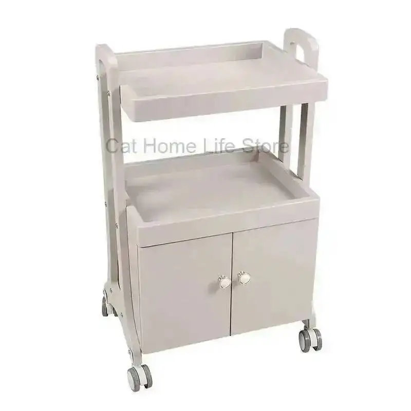 ديكور لاش عربة الروليت صالون الحلاق مصفف شعر تخزين الذهب عربة عجلات معدات الجمال تصفيف الشعر التجميل باديكير