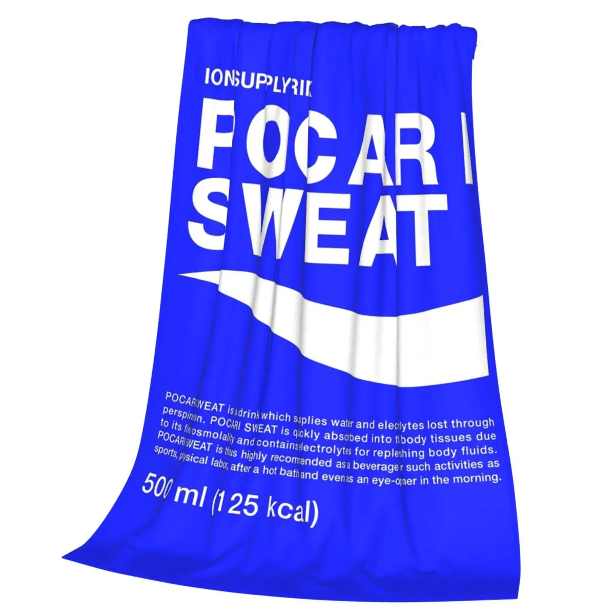 Just Some Pocari Sweat Merch Blanket Soft Warm Flannel Throw Blanket Bedding for Bed Living room Picnic Travel Home Sofa