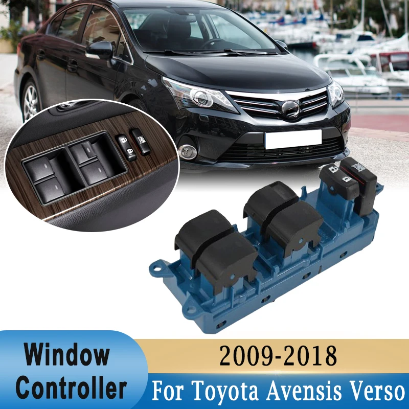 

Electric Window Control Switch Glass Lifter for Toyota Avensis Verso 2009-2018 Only Left-Hand Drive Front Left Side 84040-05020