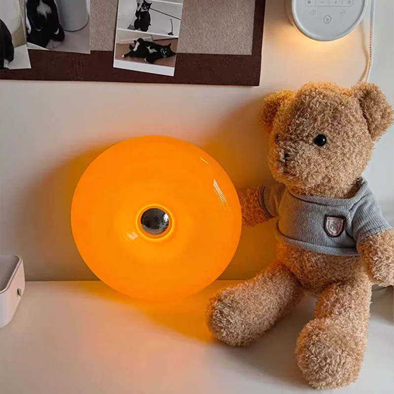 Creative table lamp Can be wall-mounted Rechargeable Tricolor Light Suitable for decorative lighting in the living room
