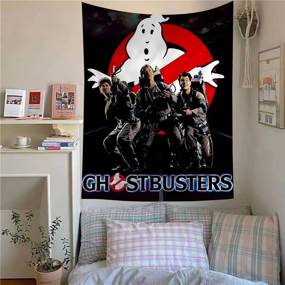 Classic Comedy Film G-Ghostbusters Colorful Tapestry Wall Hanging Cheap Hippie Wall Hanging Bohemian Wall Tapestries Wall