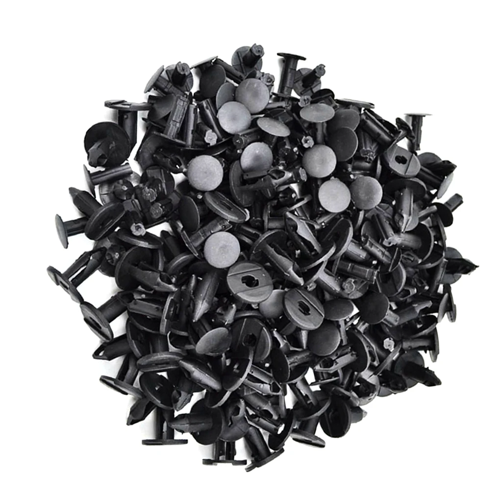 100 Pieces Plastic Automobile Retainer Clip Detachable Bumper Fastener