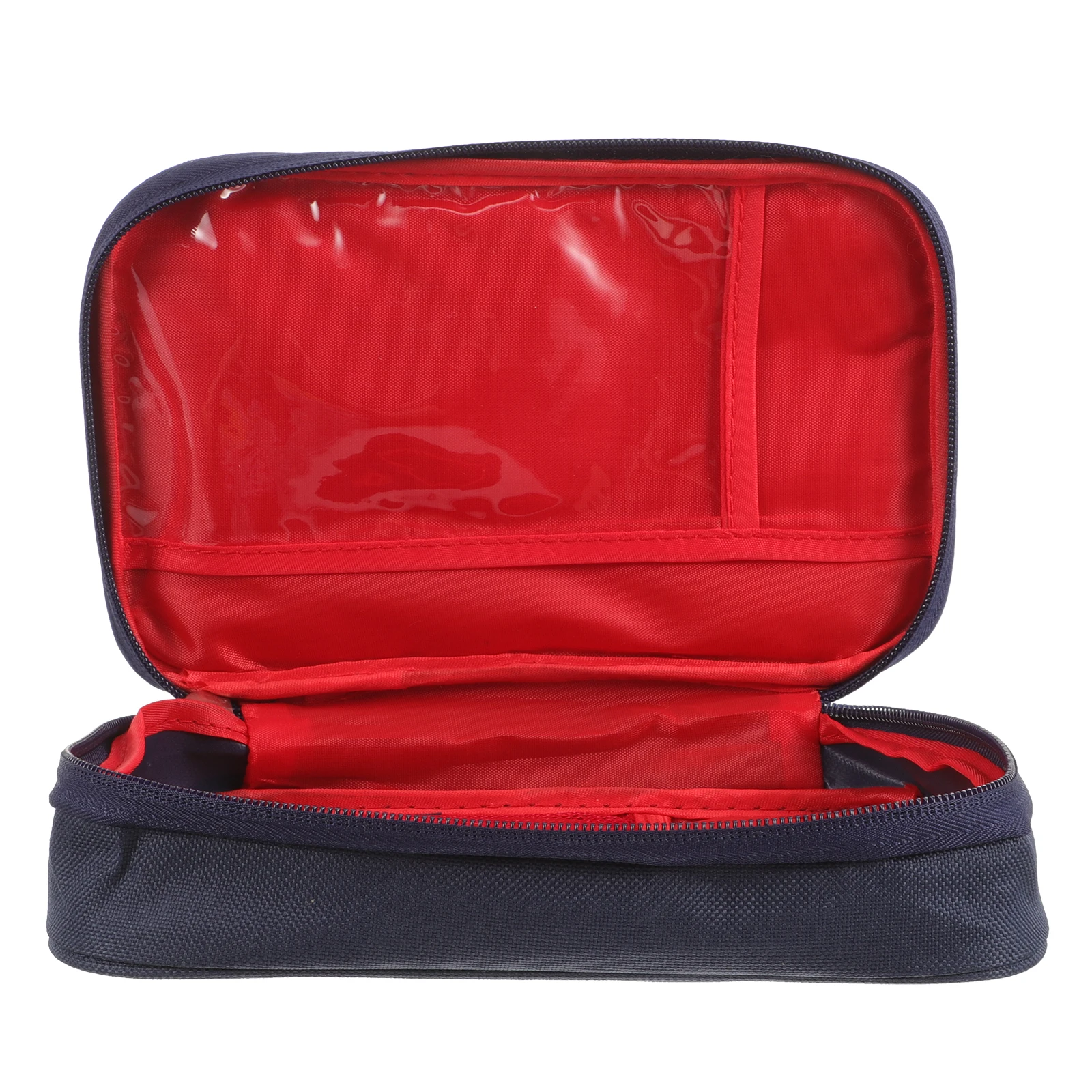 

Large Portable First Aid Bag Medicine Storage Organizer Zippered Medical Kit Oxford Cloth Lightweight Durable Travel for Family