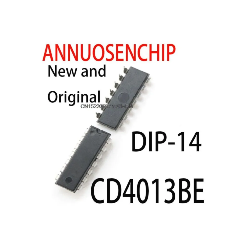 100PCS/LOT New and Original CD4013 DIP-14 DIP-14  CD4013BE