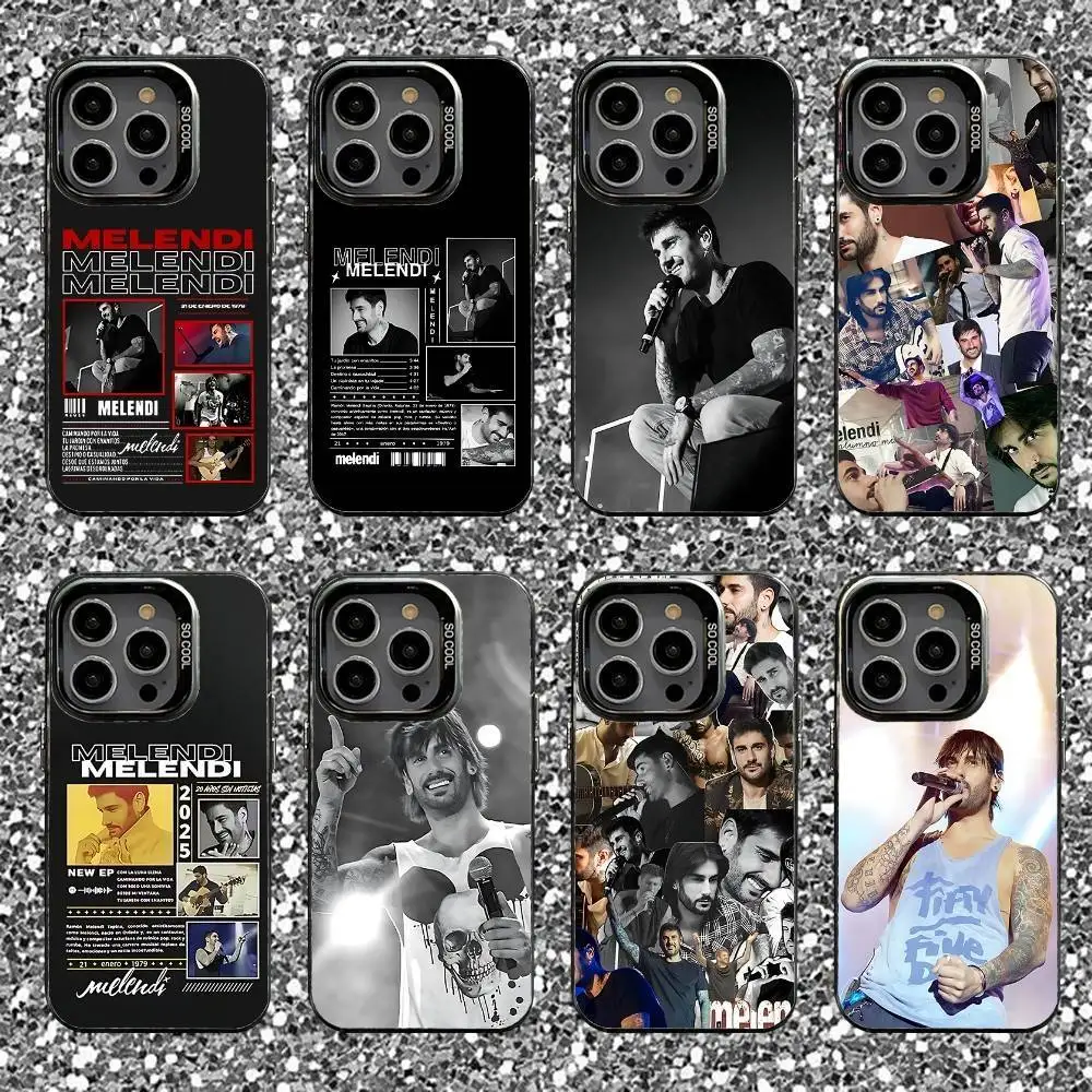 

Melendi Spanish Singer Phone Case For iPhone 16,15,14,13,12,11,Pro,XS,Max,Plus,Mini,SE Black Candy Matte Shockproof Cover