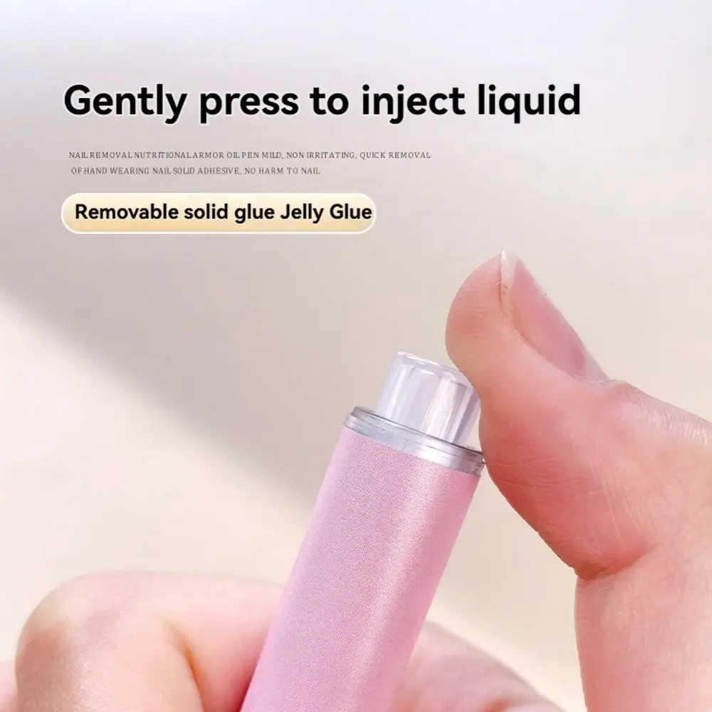 قلم مزيل طلاء الأظافر اللطيف الخالي من الكحول لإزالة الأظافر من الأكريليك/جل آمن وخالي من التلف
