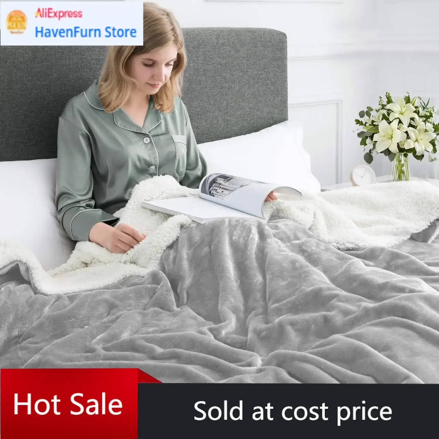 Activity priceTwin Size Fleece Sherpa Throw Blankets Bulk Pack Twelve For Bed Hotels Guest Bedrooms Sixty Eighty Inches Soft Flu