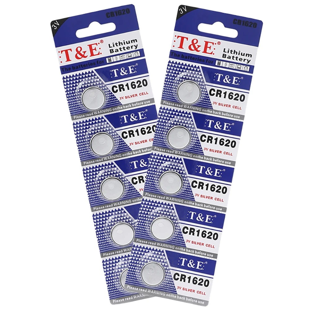 10 UDS-3V CR1625/CR1620/CR1616/CR1220/CR1130/CR1025 pilas de botón de litio pilas para reloj