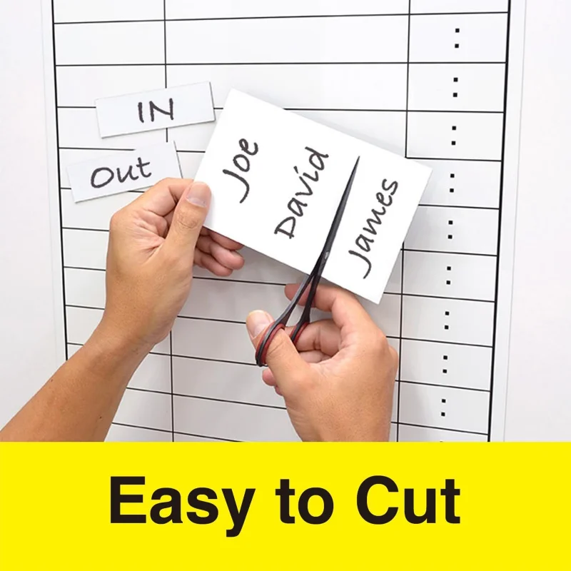 صفائح مغناطيسية بحجم A4 باللون الأبيض مقاس 8.3 × 11.7 بوصة، 5 أوراق، صفائح مغناطيسية من الفينيل المرنة، صفائح فينيل للحرف اليدوية اليدوية