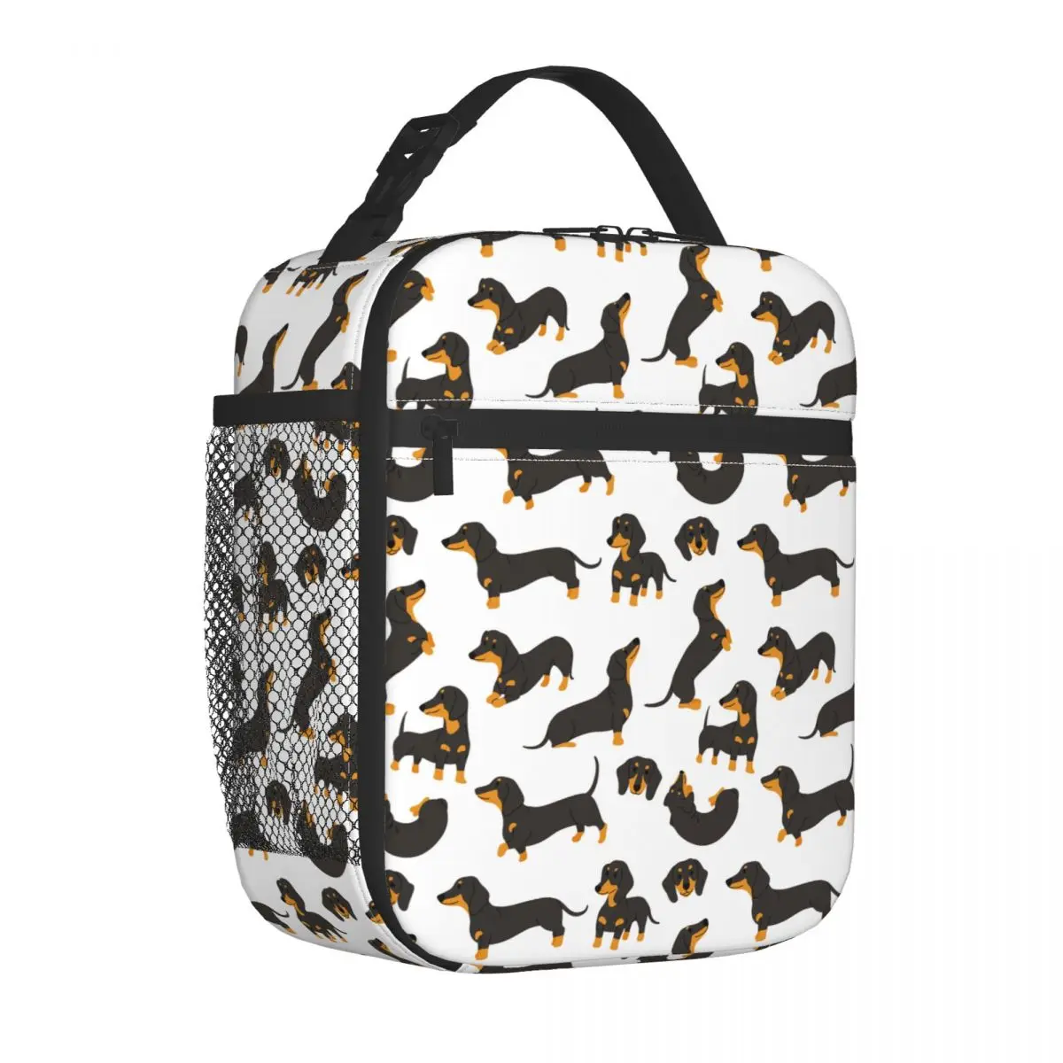 

Dachshund Insulated Lunch Bag High Capacity Gift for Animal Dog Lover Thermal Bag Tote Lunch Box Office Outdoor Bento Pouch