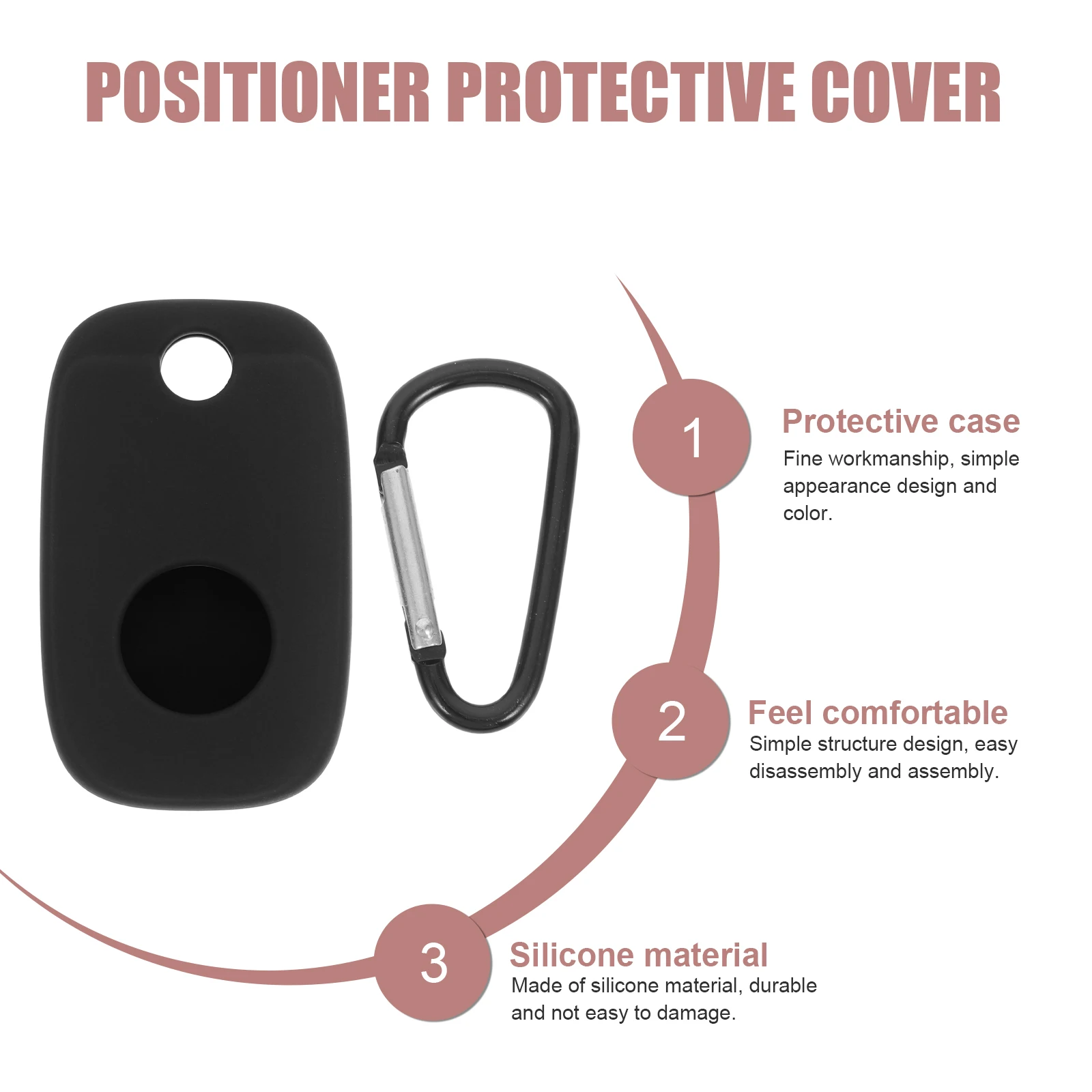 

2pcs Silicone Tracker Protective Cover for Keychain Tile Mate Collar Case Accessories Precise Design Easy