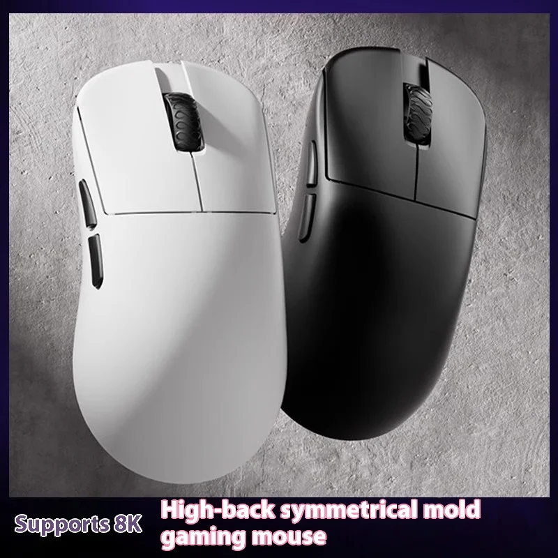 Lamzu Inca Wireless MouseTri- Mode Ergonomics Lightweight Gaming Mouse 8k Receiver Symmetrical Esports Mice Gamer/office Gifts