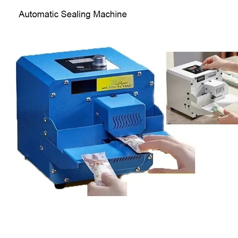 Plastic Bag Sealing Machine 220V 110V Commercial Automatic Edge Packaging Machine Handy Portable Bag Sealer Aluminum Foil Bag