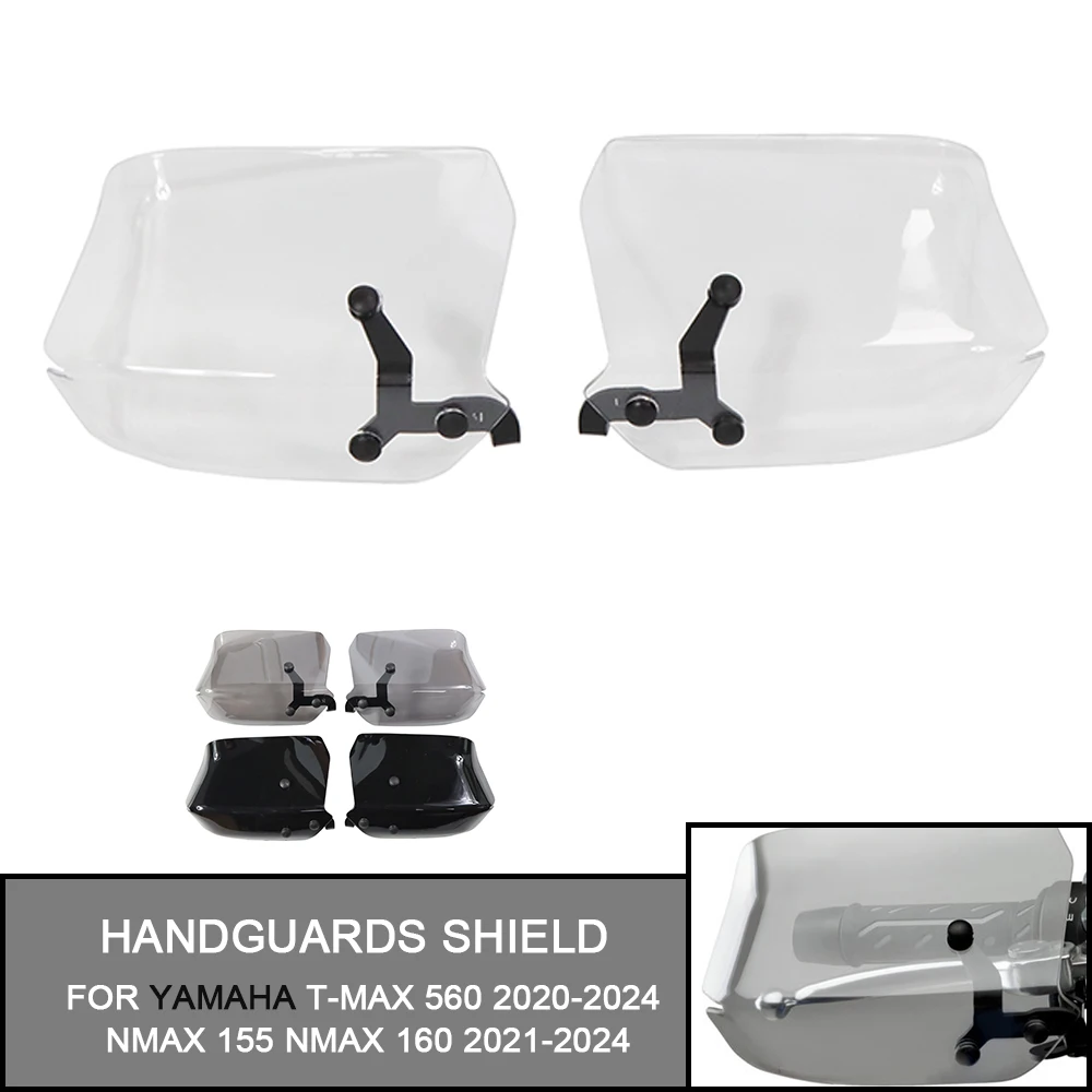 For YAMAHA NMAX 155 NMAX 160 2021-2024 T-MAX 560 2020-2024 T-MAX Handguards Shield Hand Guard Protector Windshield 200 2022-2024