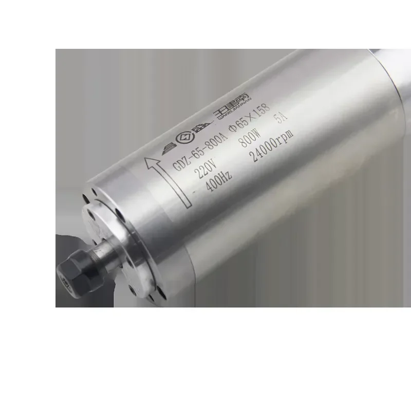 800W Water-Cooled AC Motor For Wood Carving Electrical Spindle Motor view 6