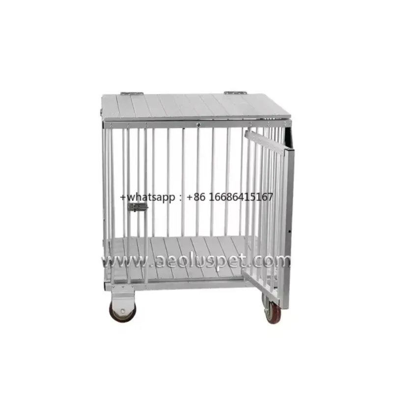 

Aluminum Pet Trolley Multi-function Folding Trolley Pet Show Carrier