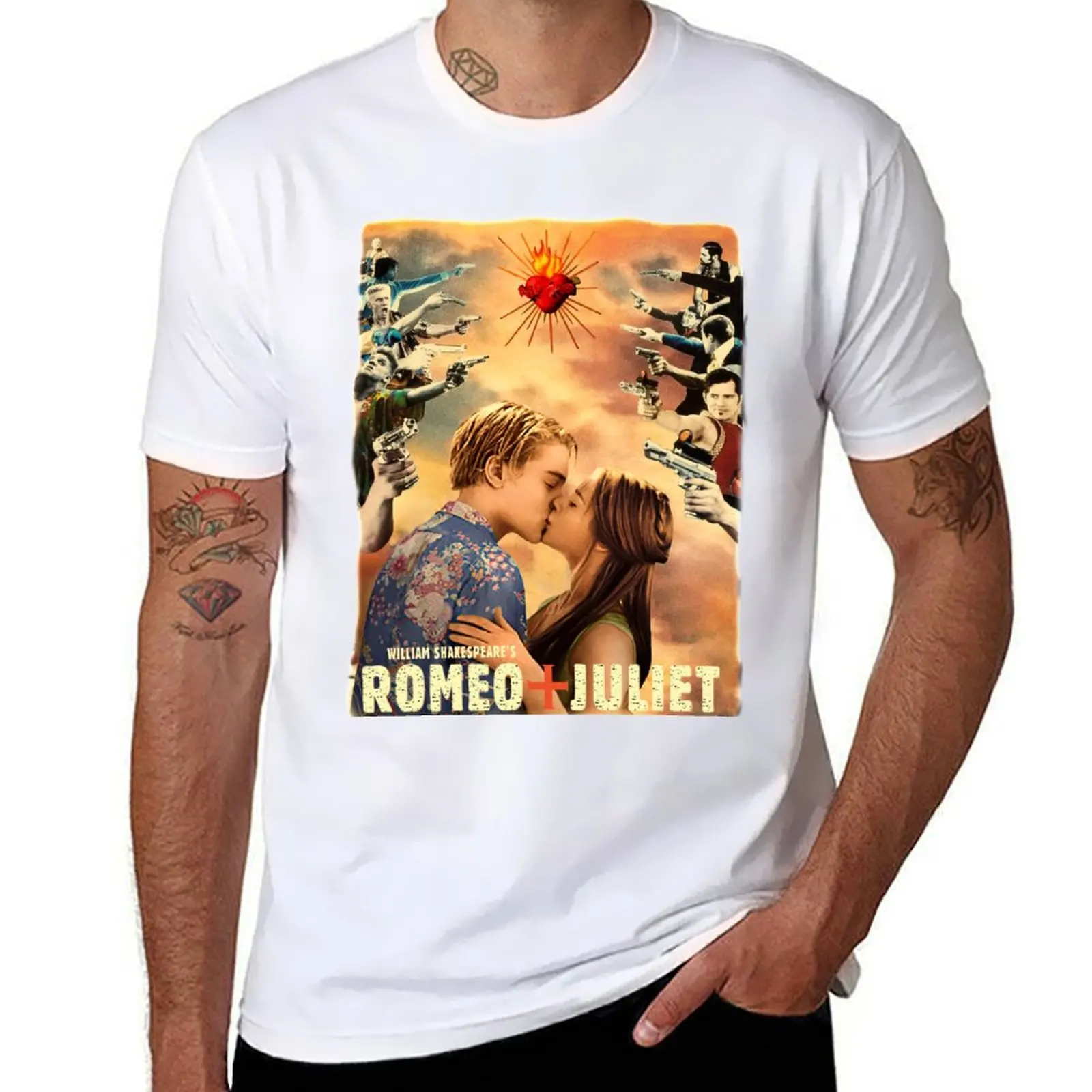 

shirts 1998 Romeo DiCaprio for Vintage luxury man and shirt man t vintage Juliet Movie man T-Shirt graphic t tshirt