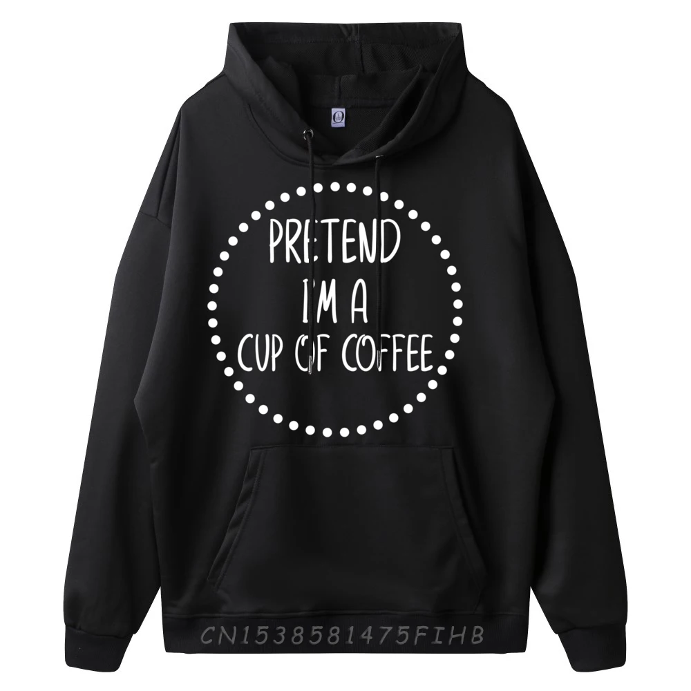 Pretend I M A Cup Of Coffee Funny Lazy Halloween Costume Luxury Hoodie Clothes Christmas Sweater