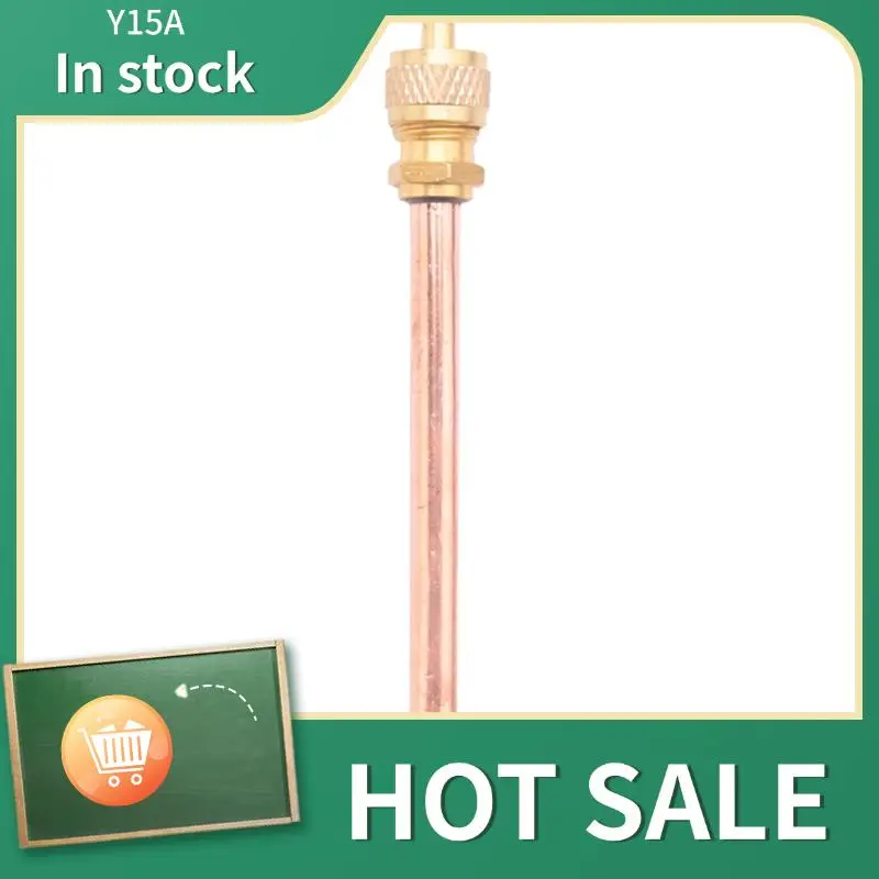 

Y15A 80 Клапан 1/4 дюйма SAE X 1/4 дюйма наружный диаметр X 4-дюймовый стержень сердечника холодильного оборудования переменного тока