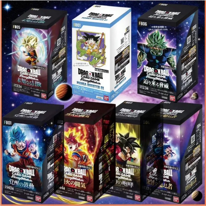 

Bandai Аутентичная коллекционная карта Dragon Ball TCG FS01FS02FB03FB04FB05FB06SB01 Японская версия Dragon Ball Пробуждение игрушки в подарок