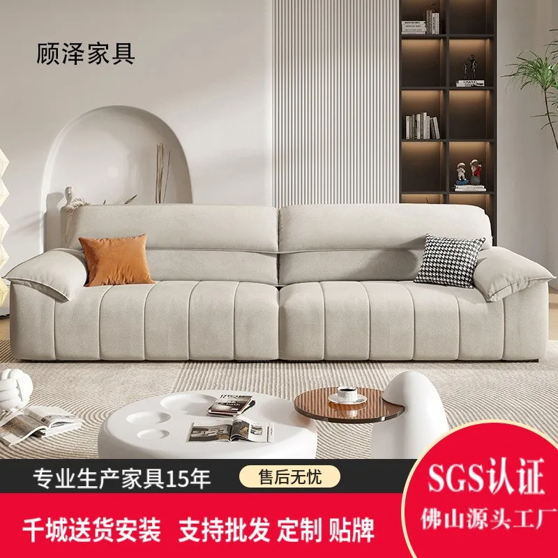 + Cremefarbenes Wind-Kratztuffsofa für Katzen